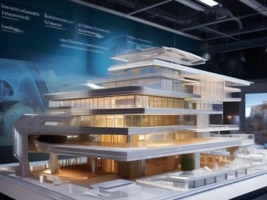 建筑模型与建材产品的视觉化设计，现代与技术的结合
